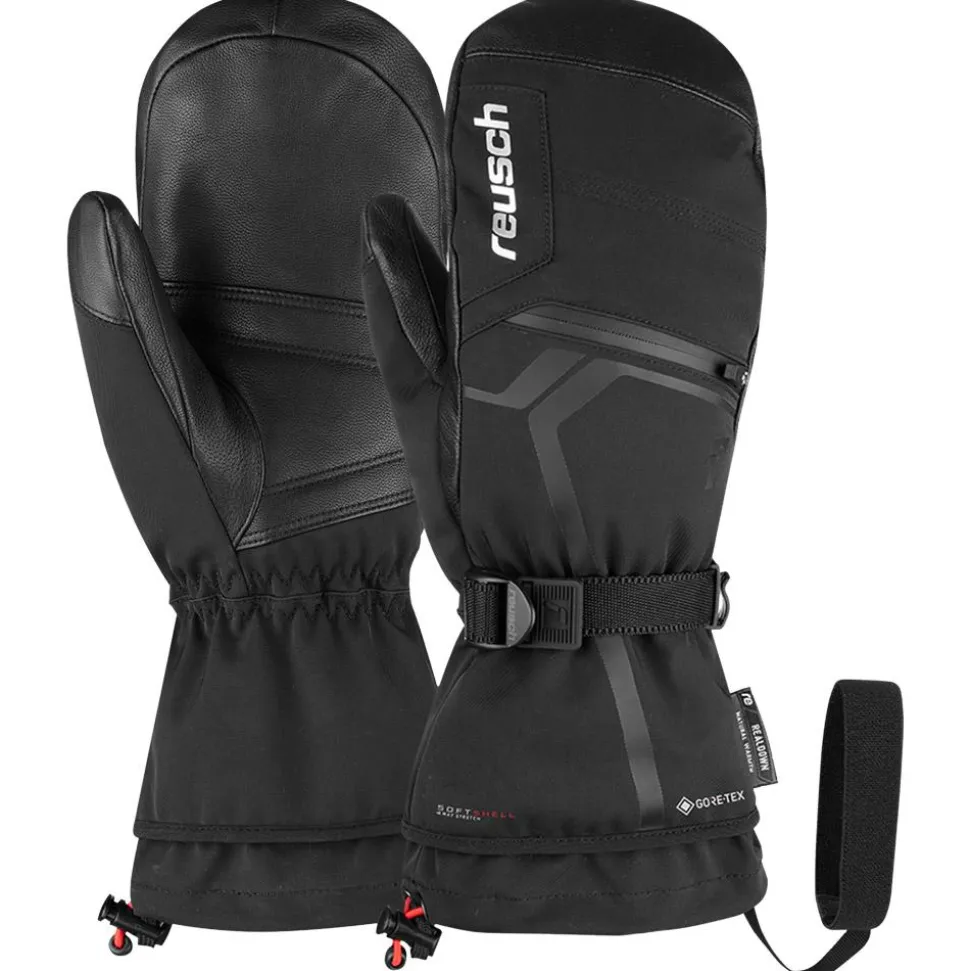 Moffole Reusch Down Spirit Gore-Tex Mitten Black Silver