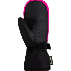 Moffole Reusch Flash Gore-Tex Junior Mitten Black Melange Pink Glo