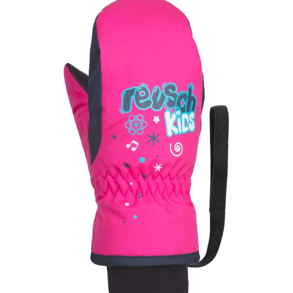 Moffole Reusch Kids Mitten Pink Glo