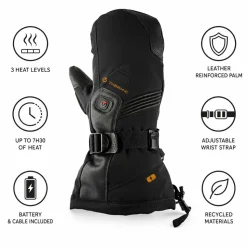 Moffole Therm-Ic Ultra Heat Boost Mitt Black