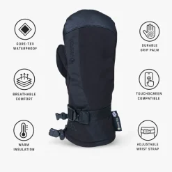 Moffole 686 Wms Gore-Tex Linear Mitt Black