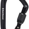 Moschettoni Black Diamond Hotforge Screwgate Black