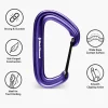 Moschettoni Black Diamond Litewire Purple