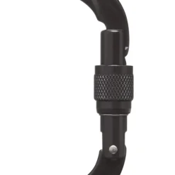 Moschettoni Black Diamond Oval Keylock Screwgate Black 2