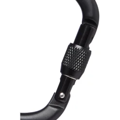 Moschettoni Black Diamond Rocklock Screwgate Black