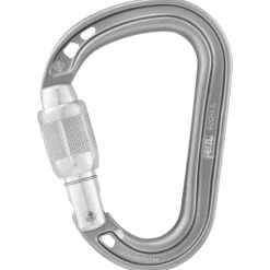 Moschettoni Petzl Rocha Screw Lock Gris