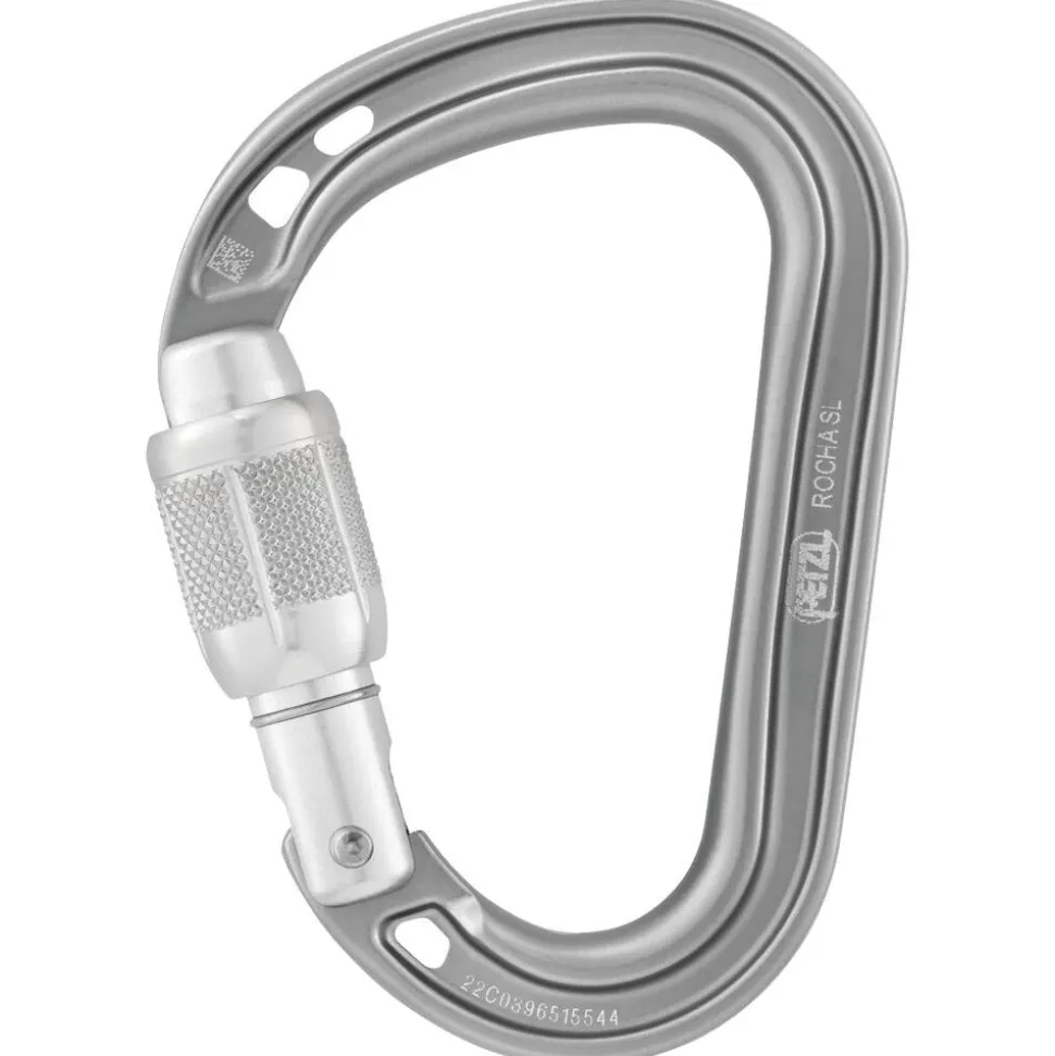 Moschettoni Petzl Rocha Screw Lock Gris