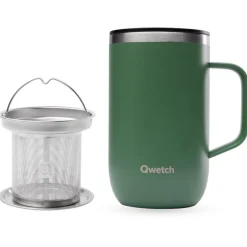 Mug Qwetch Mug Tisanière 470 ml Matt Kaki