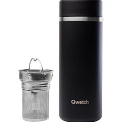 Mug Qwetch Théière Isotherme 400 ml Matt Noir