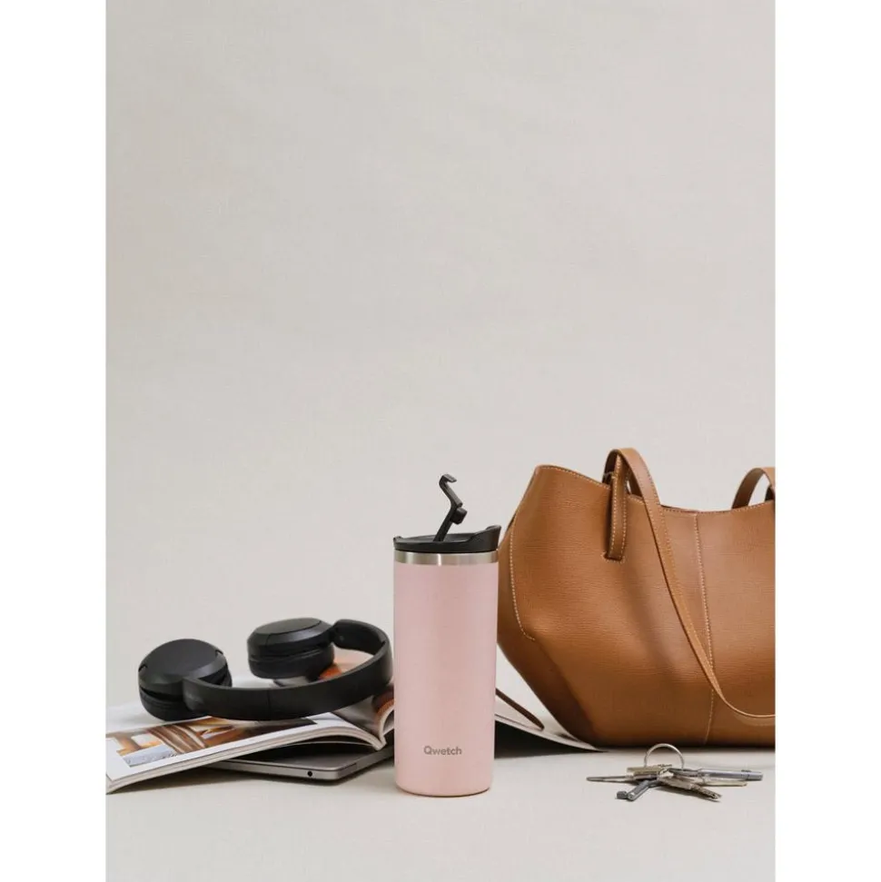 Mug Qwetch Travel Mug 240 ml Matt Pastel Rose