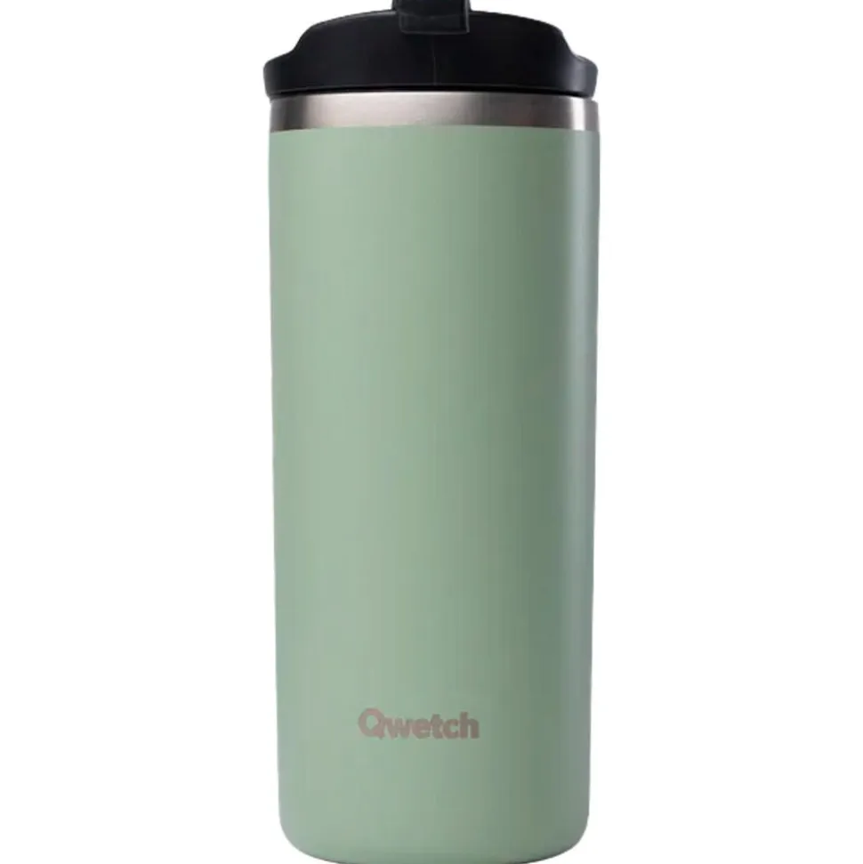 Mug Qwetch Travel Mug 470 ml Matt Vert Tilleul
