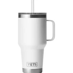 Mug Yeti Rambler 35 Oz (994 ml) Straw Mug White