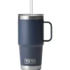 Mug Yeti Rambler 25 Oz (739 ml) Straw Mug Navy