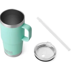 Mug Yeti Rambler 25 Oz (739 ml) Straw Mug Seafom