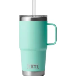 Mug Yeti Rambler 25 Oz (739 ml) Straw Mug Seafom