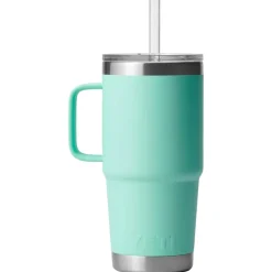 Mug Yeti Rambler 25 Oz (739 ml) Straw Mug Seafom