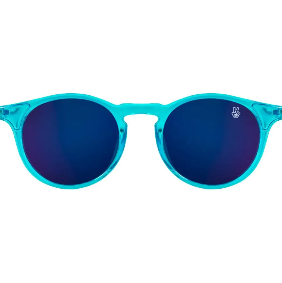 Occhiali da sole Altitude Eyewear Rose Crystal Turquoise Grey Silver Flash