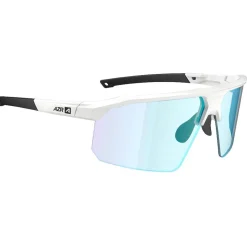 Occhiali da sole AZR Arrow Rx Blanche Vernie Photochromique Irisé Bleu