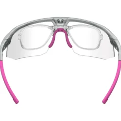 Occhiali da sole AZR Arrow Rx Crystal Grise Vernie Rose Photochromique Irisé Rose