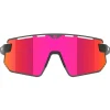 Occhiali da sole AZR Flash Rx Noire Mate Multicouche Rouge