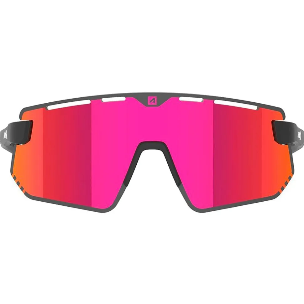 Occhiali da sole AZR Flash Rx Noire Mate Multicouche Rouge