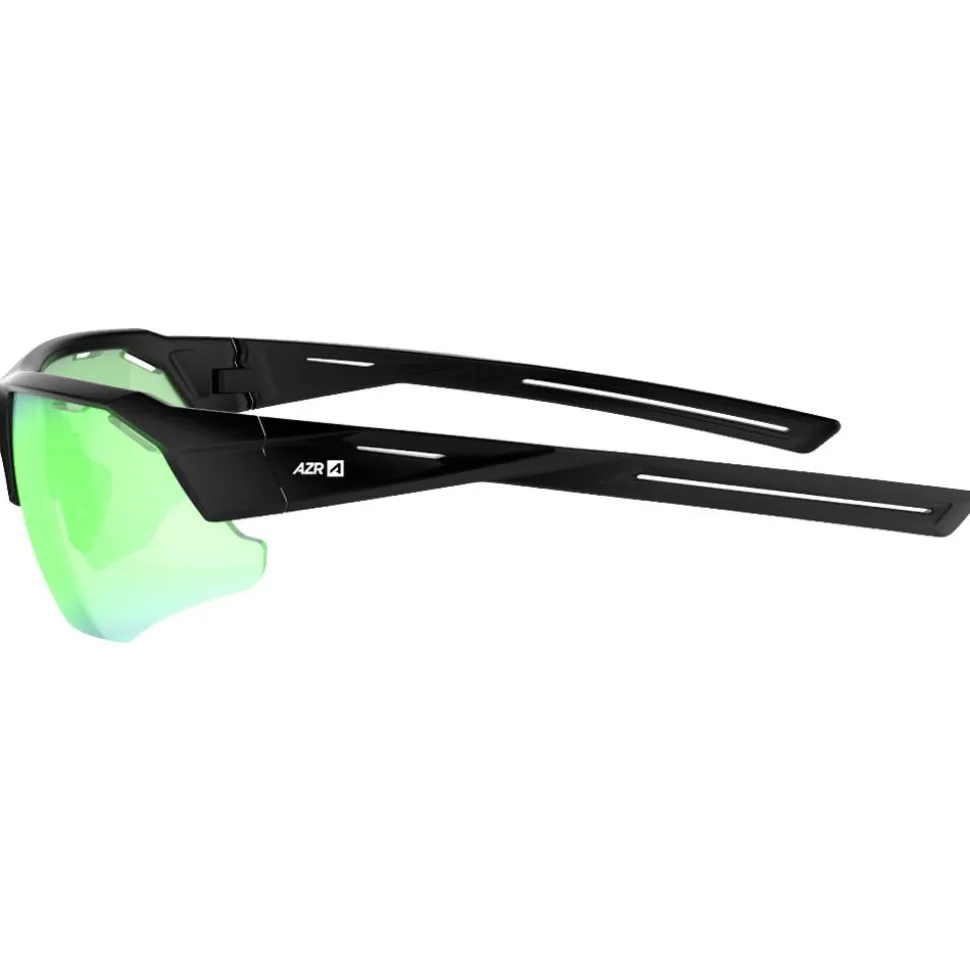 Occhiali da sole AZR Galibier Mat Noir Irisé Vert Photochromic