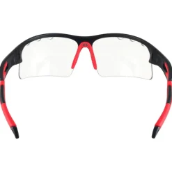 Occhiali da sole AZR Huez Noire Mat Rouge Photochromique Irisé Rouge