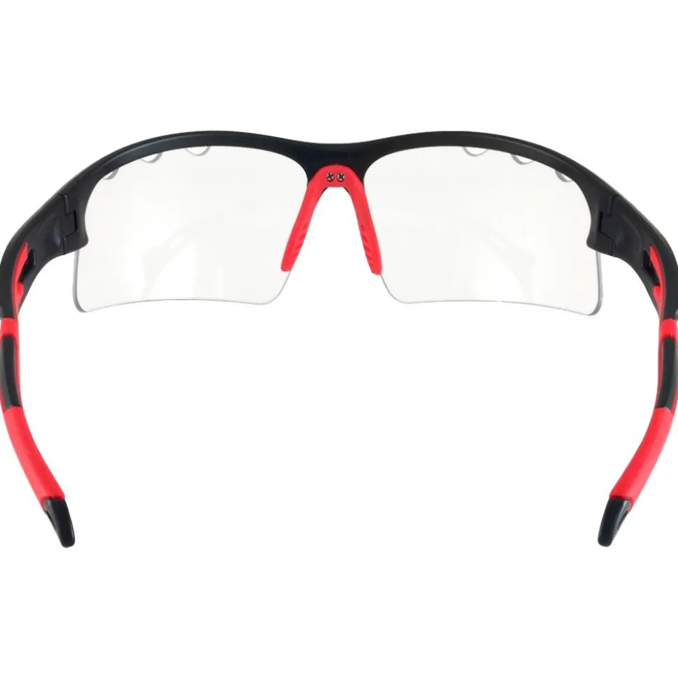 Occhiali da sole AZR Huez Noire Mat Rouge Photochromique Irisé Rouge