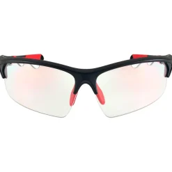 Occhiali da sole AZR Huez Noire Mat Rouge Photochromique Irisé Rouge