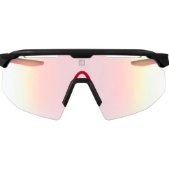 Occhiali da sole AZR Iseran Noire Mate Rouge Photochromique Irisé Rouge