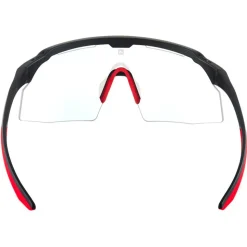 Occhiali da sole AZR Iseran Noire Mate Rouge Photochromique Irisé Rouge