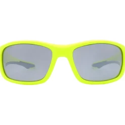 Occhiali da sole AZR Nouméa Jaune Fluo Gris Miroir Polarized