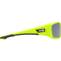 Occhiali da sole AZR Nouméa Jaune Fluo Gris Miroir Polarized