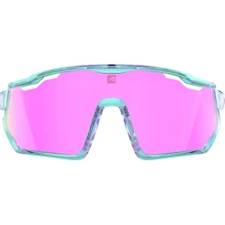 Occhiali da sole AZR Pro Race Jr Rx Turquoise Crystale Rose Vernie Multicouche Rose