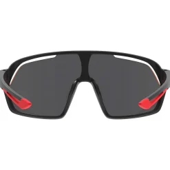 Occhiali da sole AZR Pro Race Mini Junior Noire Mat Rouge Multicouche Rouge