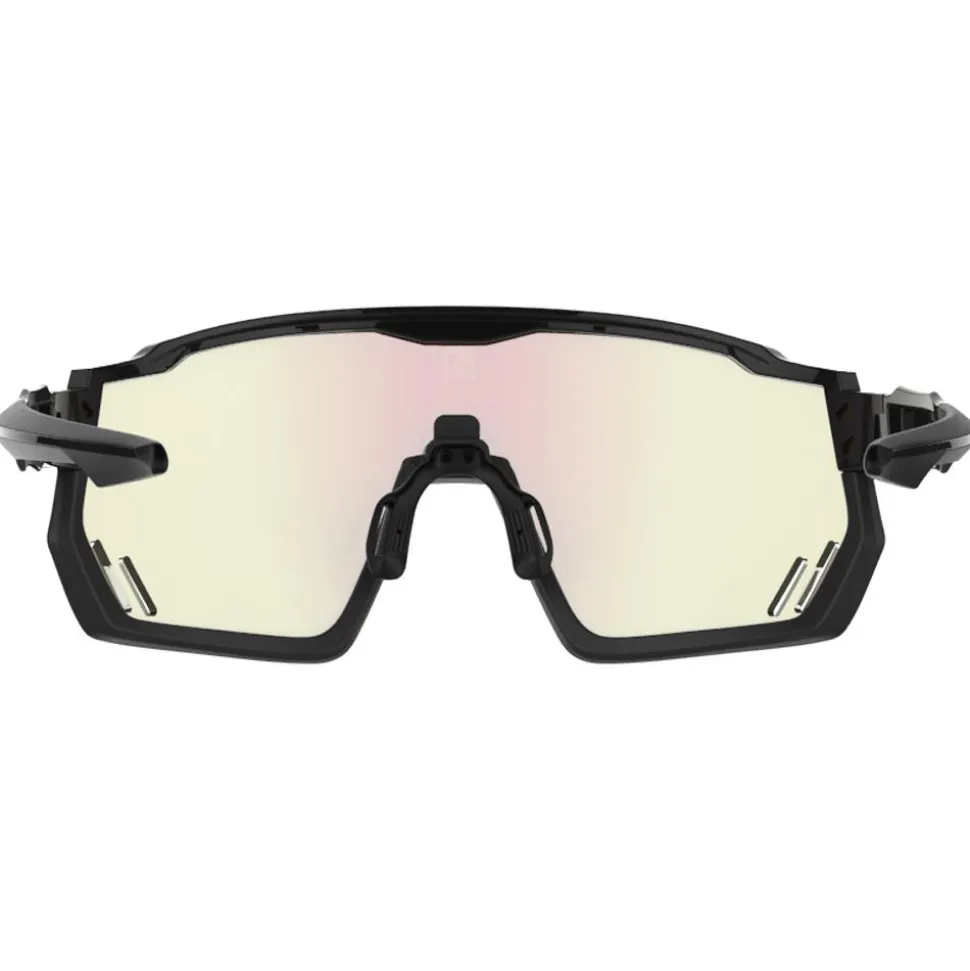 Occhiali da sole AZR Pro Race Rx Noire Vernie Irisé Rouge Photochromique