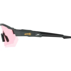Occhiali da sole AZR Race Rx Carbone Mat Noire Photochromique Irisé Rouge