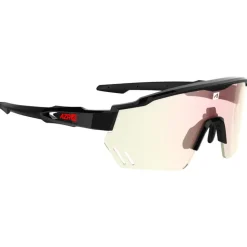 Occhiali da sole AZR Race Rx Noire Vernie Irise Rouge Photochromique