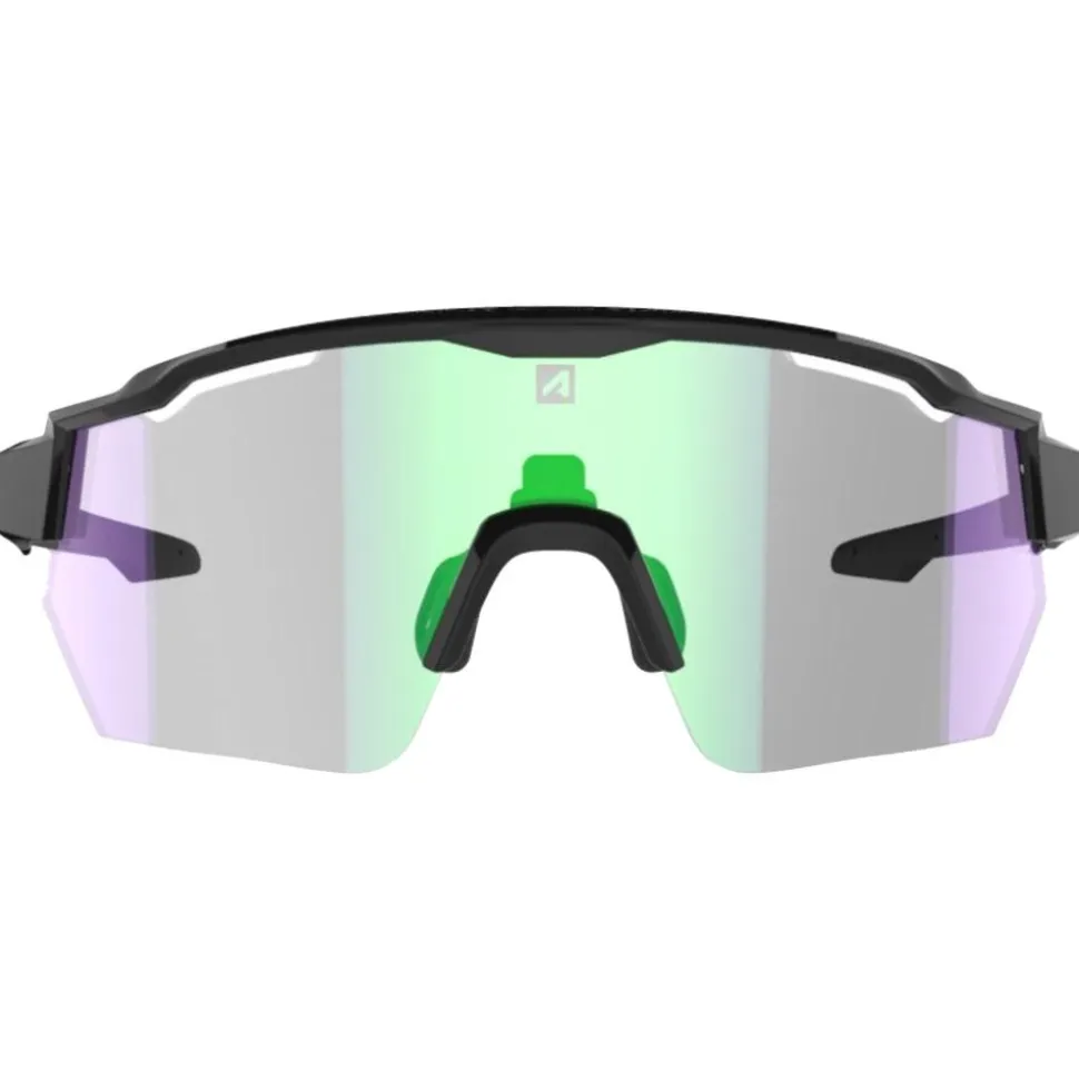 Occhiali da sole AZR Race Rx Vernie Noir Irisé Vert Photochromic