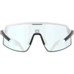 Occhiali da sole AZR Speed Rx Blanche Mate Noir Photochromique Irisé Bleu
