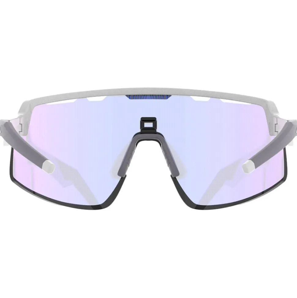 Occhiali da sole AZR Speed Rx Blanche Vernie Grise Photochromique Irisé Rose