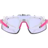 Occhiali da sole AZR Speed Rx Blanche Vernie Grise Photochromique Irisé Rose