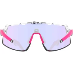 Occhiali da sole AZR Speed Rx Blanche Vernie Grise Photochromique Irisé Rose