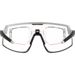 Occhiali da sole AZR Speed Rx Blanche Mate Noir Photochromique Irisé Rouge