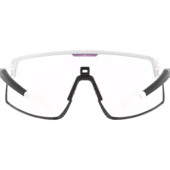 Occhiali da sole AZR Speed Rx Blanche Mate Noir Photochromique Irisé Rouge
