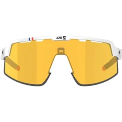 Occhiali da sole AZR Speed Rx Blanche Vernie Noire Multicouche Gold