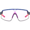 Occhiali da sole AZR Speed Rx Bleue Vernie Photochromique Irisé Rouge