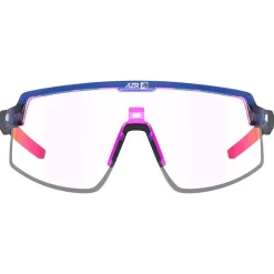 Occhiali da sole AZR Speed Rx Bleue Vernie Photochromique Irisé Rouge