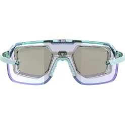 Occhiali da sole AZR Victory Rx Crystal Grise Vernie Irisé Rose