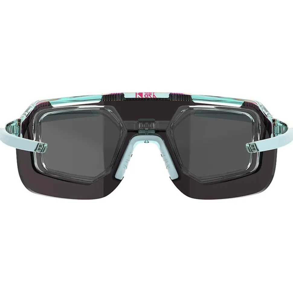Occhiali da sole AZR Victory Rx Crystal Grise Vernie Multicouche Rose